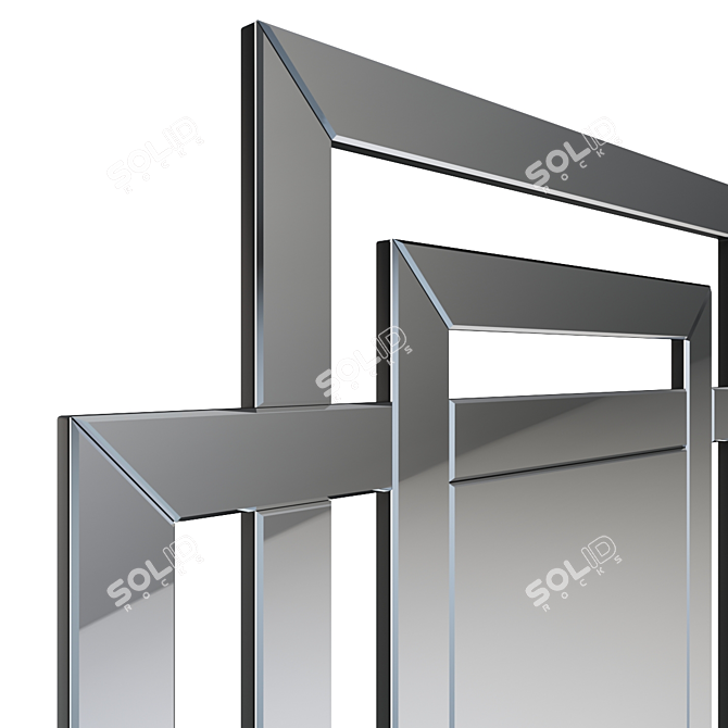 Elegant Eichholtz Mortimer Mirror 3D model image 3