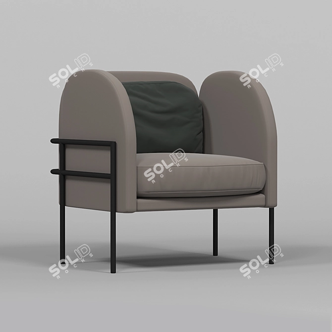 Studio Kononenko ID Korsi Armchair 3D model image 1