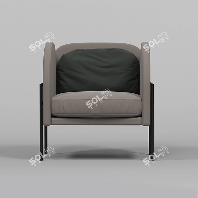 Studio Kononenko ID Korsi Armchair 3D model image 2
