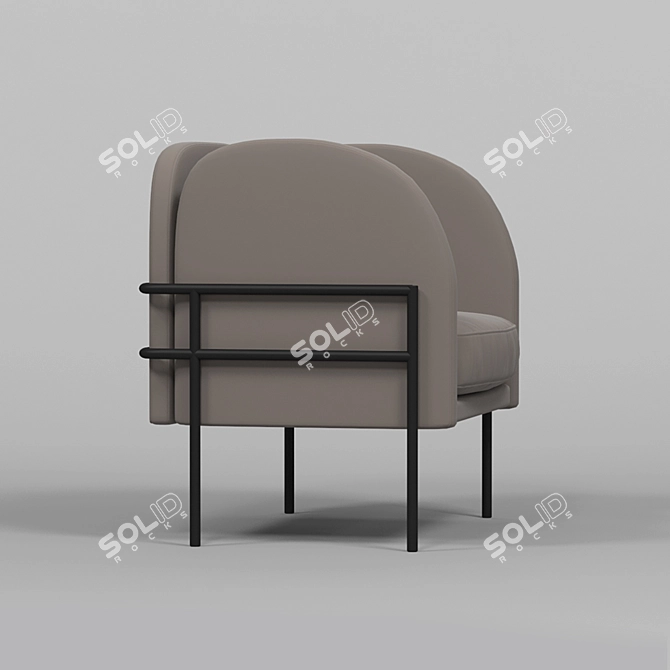Studio Kononenko ID Korsi Armchair 3D model image 3
