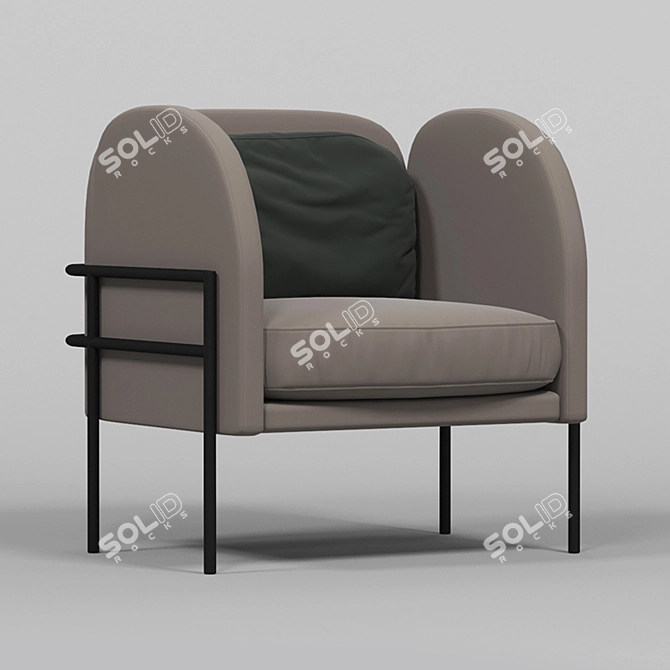 Studio Kononenko ID Korsi Armchair 3D model image 4
