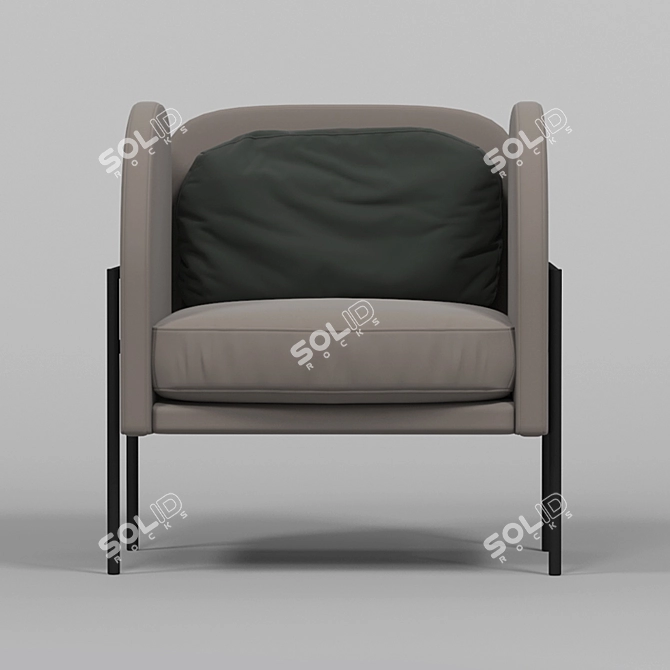 Studio Kononenko ID Korsi Armchair 3D model image 6