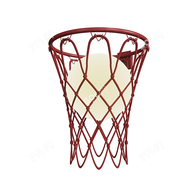 Mantra BASKETBALL Wall Light: Sporty Elegance for your Walls 3D model image 2