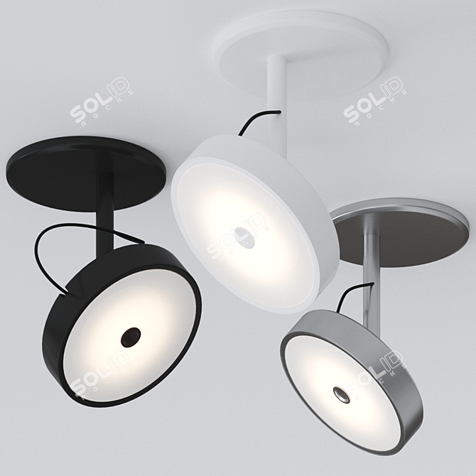 BELUX U-Turn-25: Swiss Designer Lighting 3D model image 1