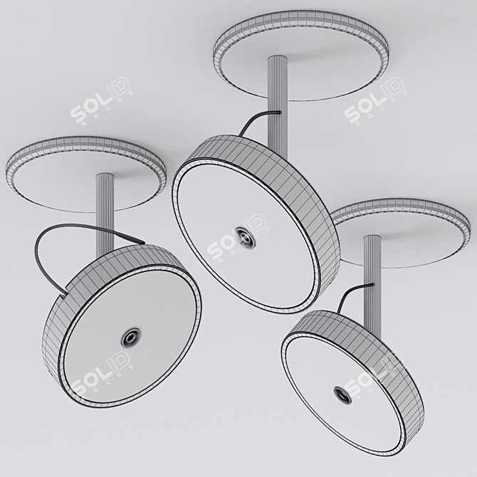 BELUX U-Turn-25: Swiss Designer Lighting 3D model image 2