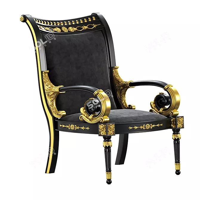 Modern 2015 Chair 3D model image 1