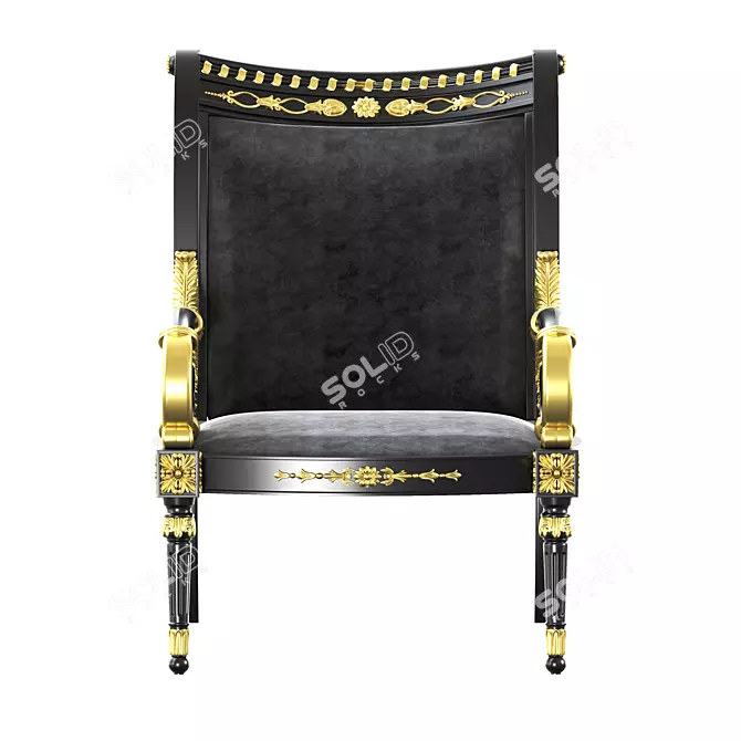 Modern 2015 Chair 3D model image 2