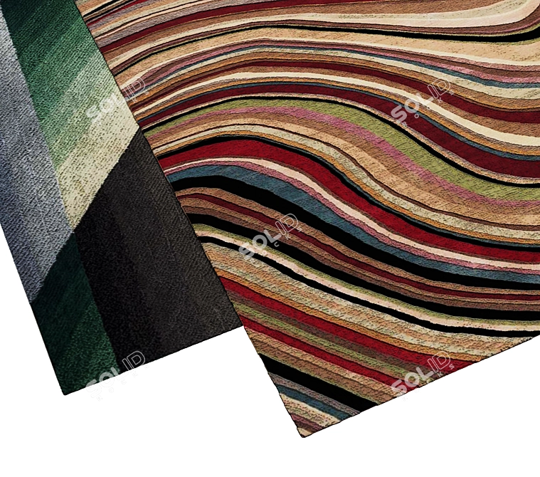 Elegant Interior Carpets 3D model image 2