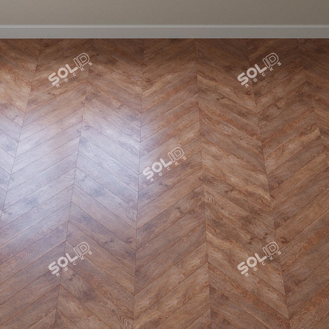 Nano Locking Aqua-Floor PVC Tile 3D model image 4