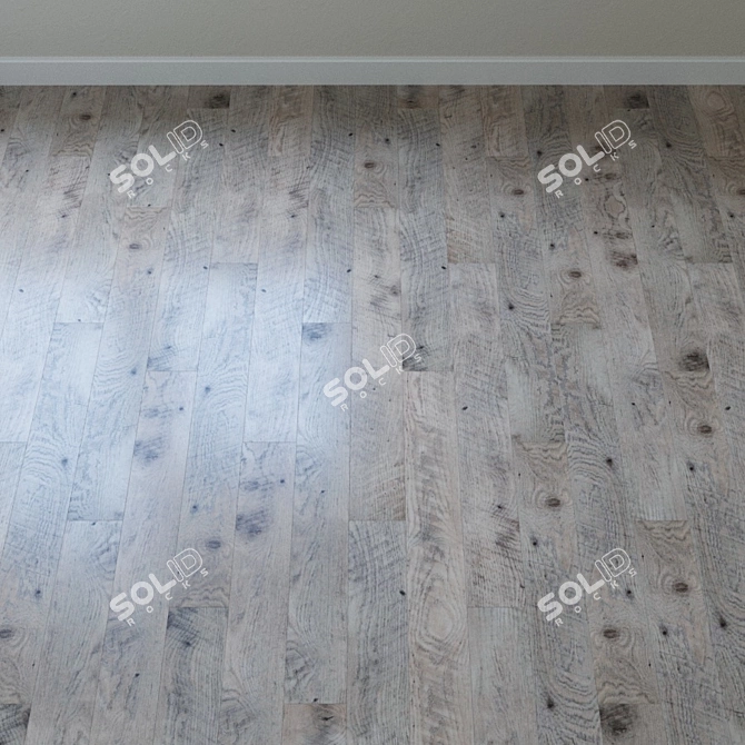 Aqua-Floor Locking PVC Tile 3D model image 2