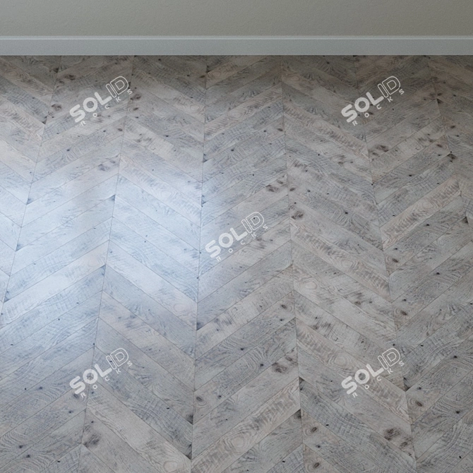 Aqua-Floor Locking PVC Tile 3D model image 3