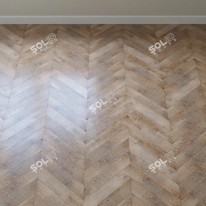 NanoLock Aqua-Floor PVC Tile 3D model image 3