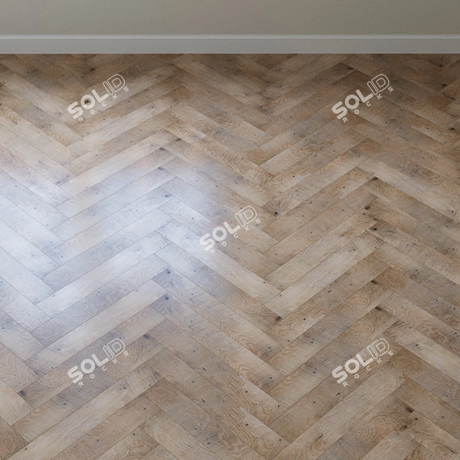 NanoLock Aqua-Floor PVC Tile 3D model image 4