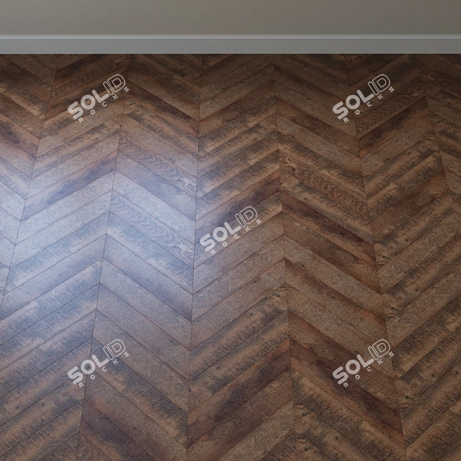 Aqua-Floor Lockable PVC Tile 3D model image 2