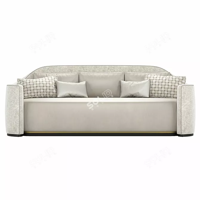 Elegant Frato Milos Sofa 3D model image 1