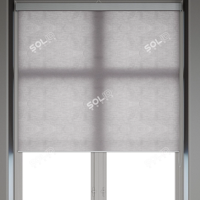 Customizable Roller Blinds 3D model image 3