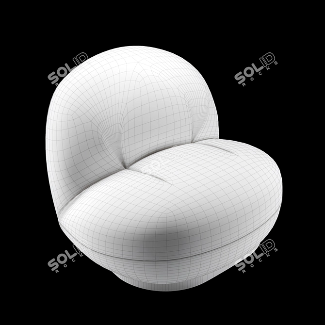 Pacha Lounge Chair: Modern Elegance & Ultimate Comfort 3D model image 9