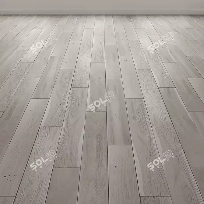 Elegance Oak Fog Parquet 3D model image 1