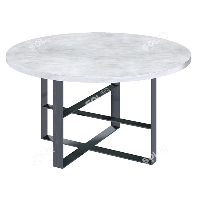 Frag Atelier 140cm Round Dining Table 3D model image 1