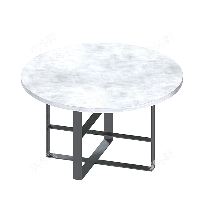 Frag Atelier 140cm Round Dining Table 3D model image 3