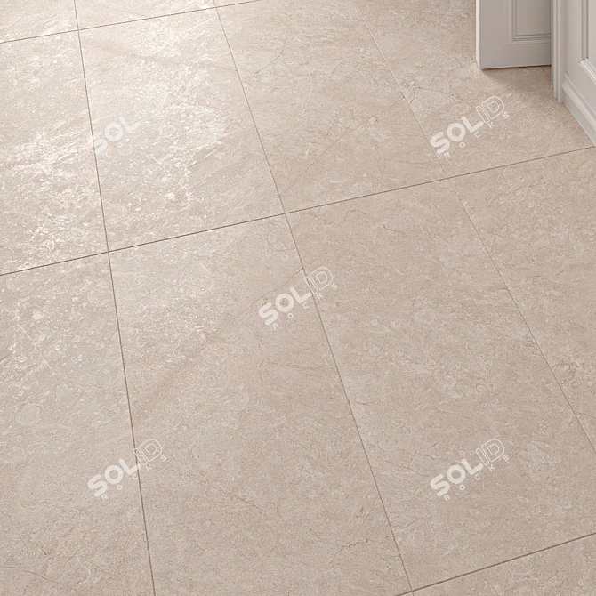 Regal Sand Gold Floor Tile 3D model image 2