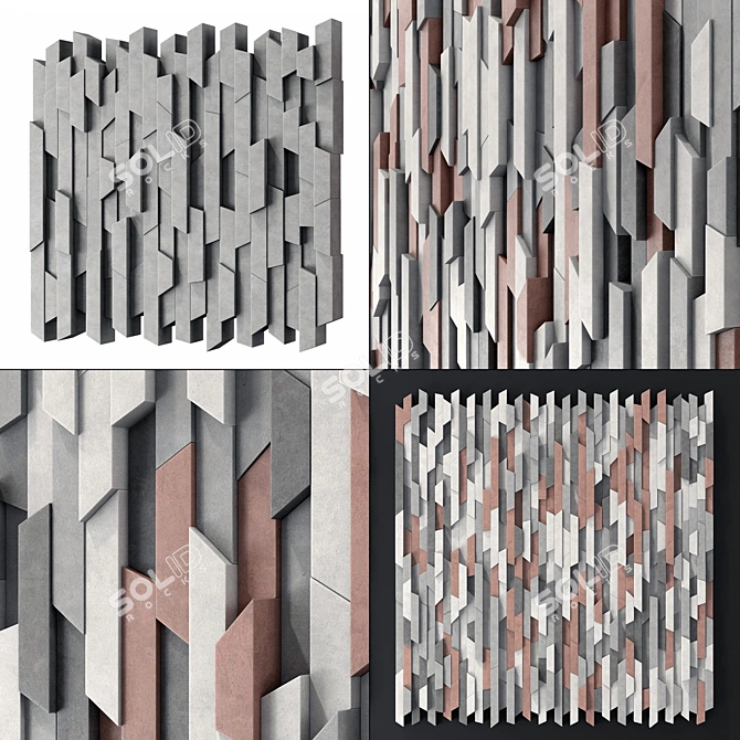 Precision Concrete Slice Line N2 3D model image 1