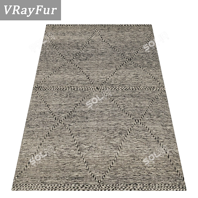 Premium 1972 Carpet Set 3D model image 3