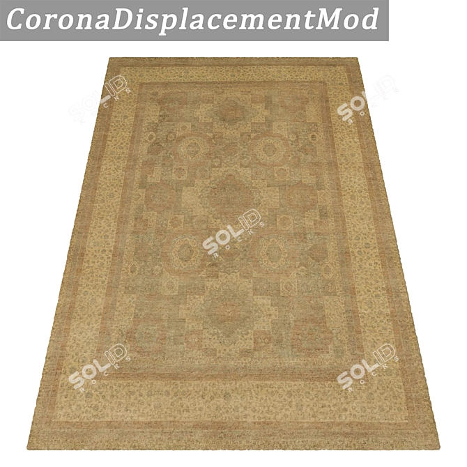 Textured Carpets Set 1973 3D model image 4