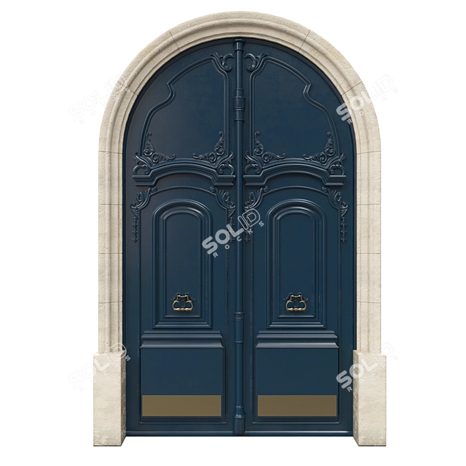 Classic 3D Max Door 3D model image 1