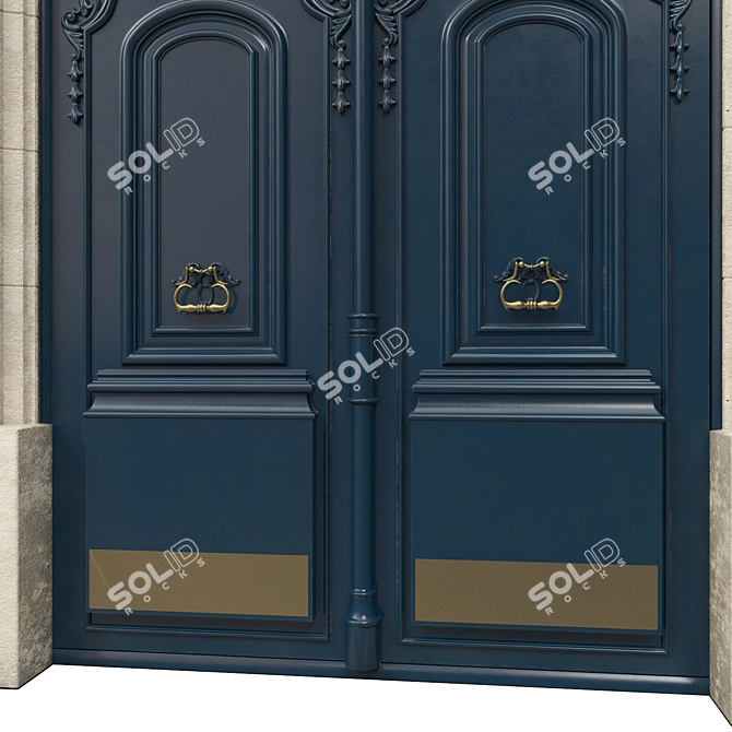 Classic 3D Max Door 3D model image 2