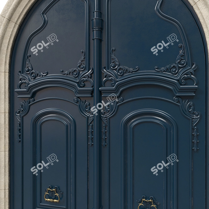 Classic 3D Max Door 3D model image 3