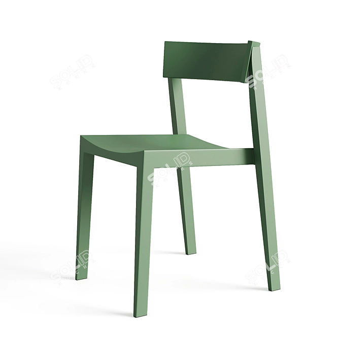 Prostoria Bik Chair: Sleek Design, Plywood Construction 3D model image 3