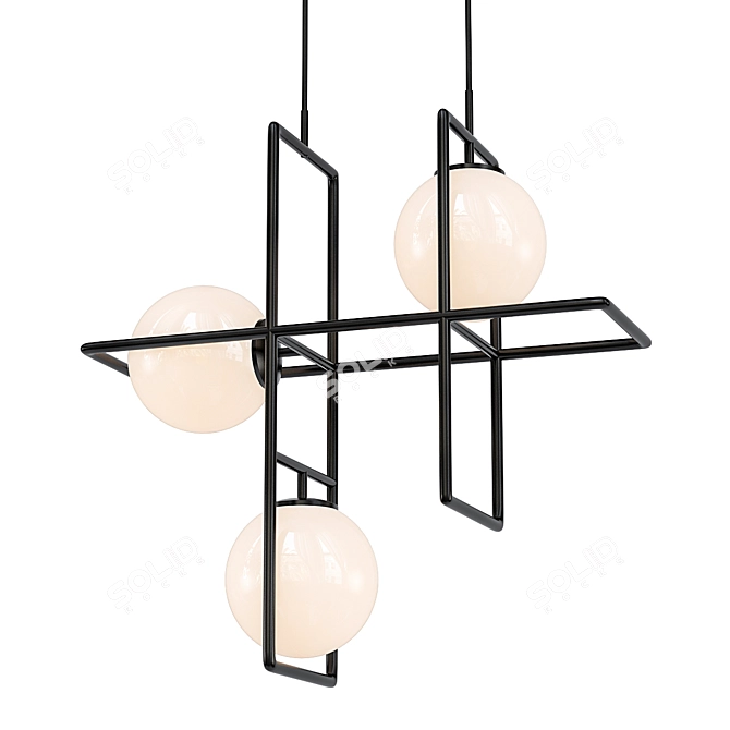 Majestic 201 Lighting Fixture 3D model image 1