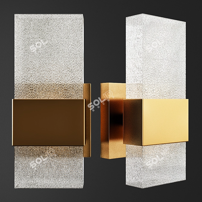 Brass Modern Avail: Stylish 2013 Design 3D model image 1