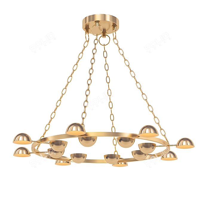 Contemporary John Badari Lighting 3D model image 1