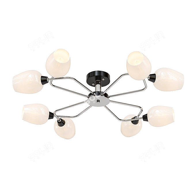 Elegant MW-Light Ceiling Chandelier 3D model image 1