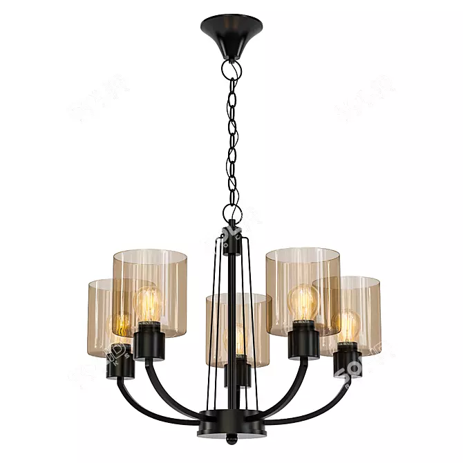 Elegant Freya Teodora Pendant 3D model image 1