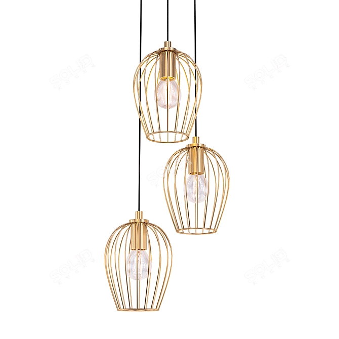 Exquisite Eglo Newtown Pendant 3D model image 1
