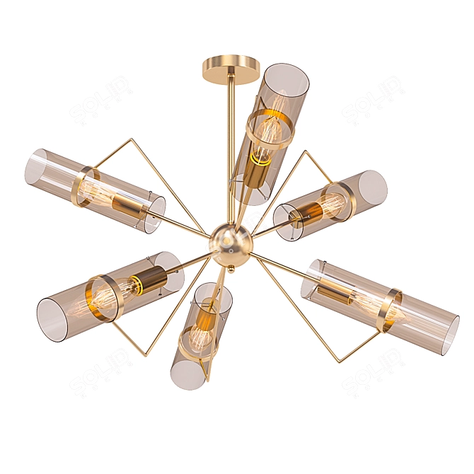 Globo Gijon Pendant Chandelier 3D model image 1