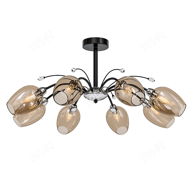 Stunning Citilux CL108185 Chandelier 3D model image 1
