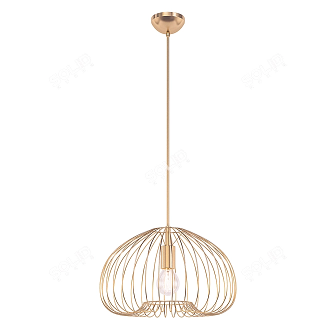 Elegant Vitaluce Pendant Light 3D model image 1