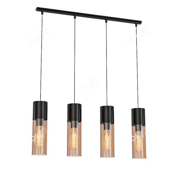 Elegant Annika Pendant Light 3D model image 1