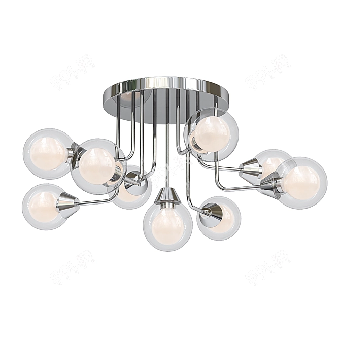 Divinare Dallas Ceiling Chandelier 3D model image 1