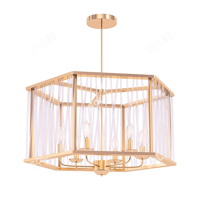 Illuminated Art Frame 3D model image 1