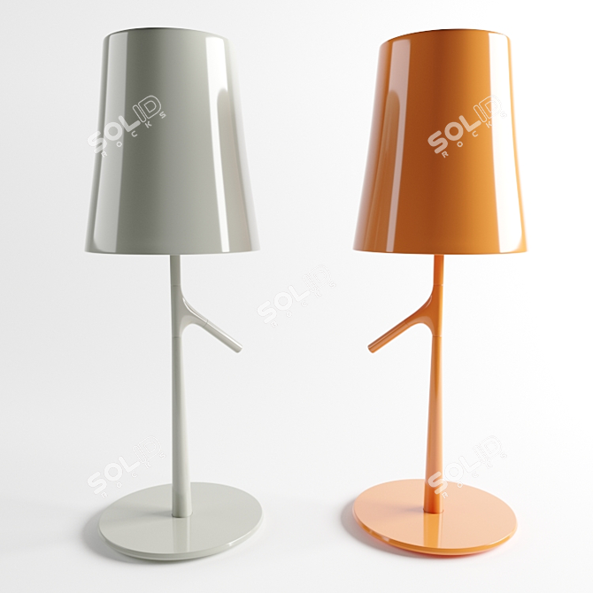 Modern Italian Birdie Table Lamp 3D model image 1