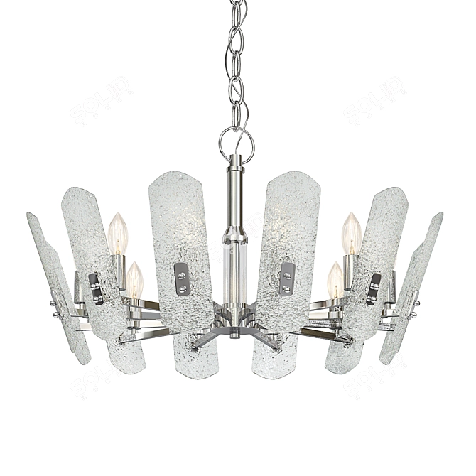 Soul Glass Pendant Light 3D model image 1