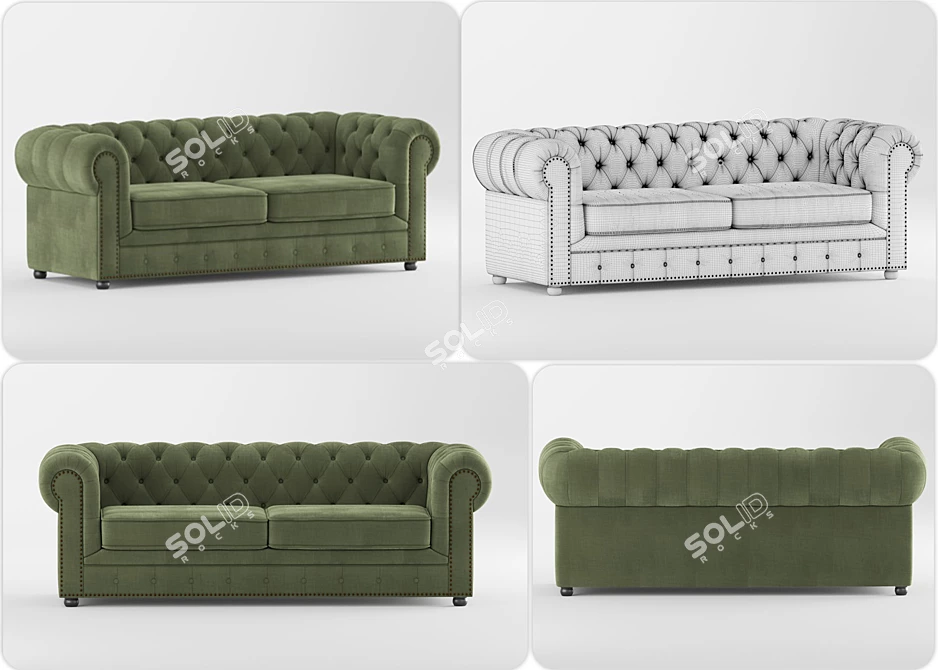 Corona Render Furniture 3D model image 9