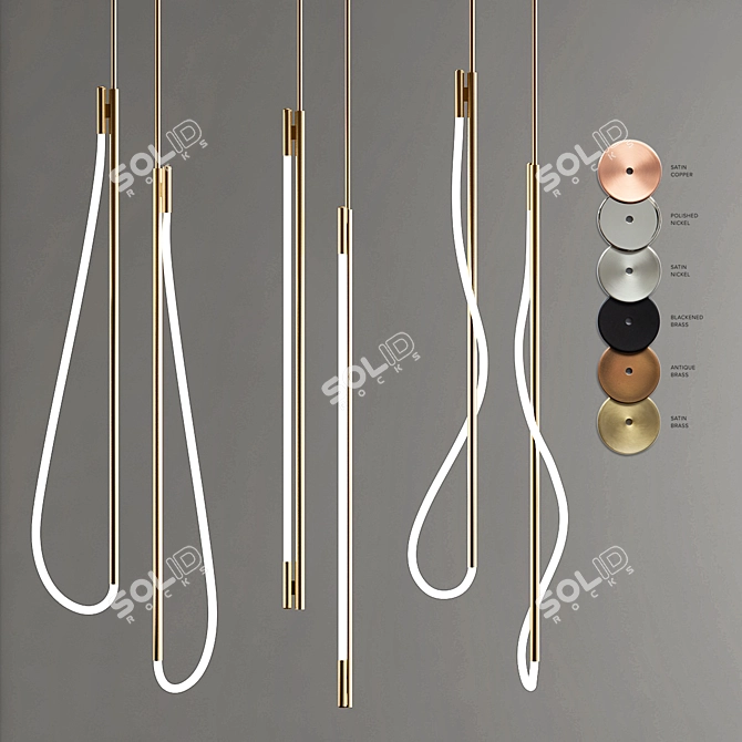 LUKE Lamp: Modern Designer Lighting 3D model image 1