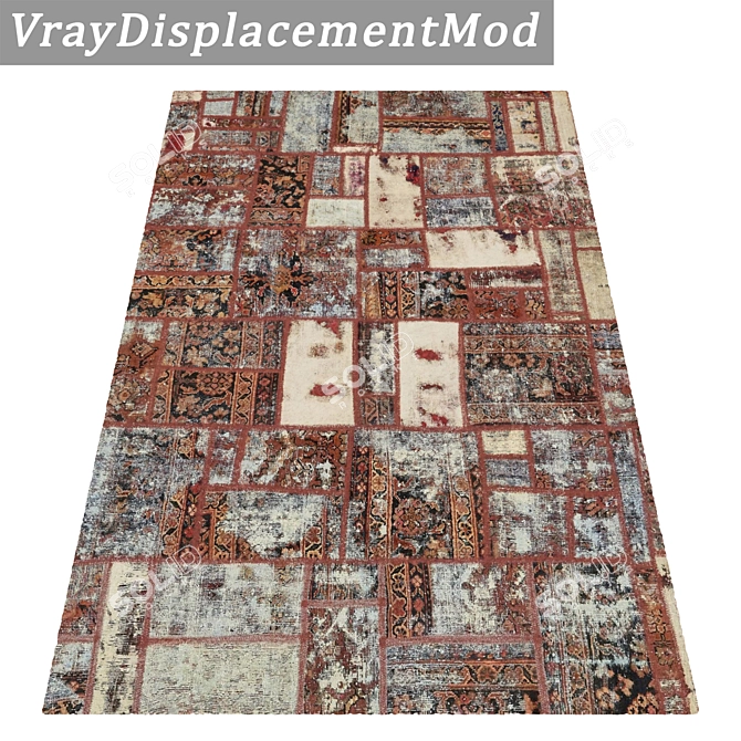 Deluxe Carpet Trio Set | High-Quality Textures 3D model image 3