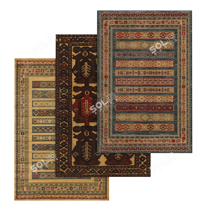 Title: 1981 Carpets Set 3D model image 1